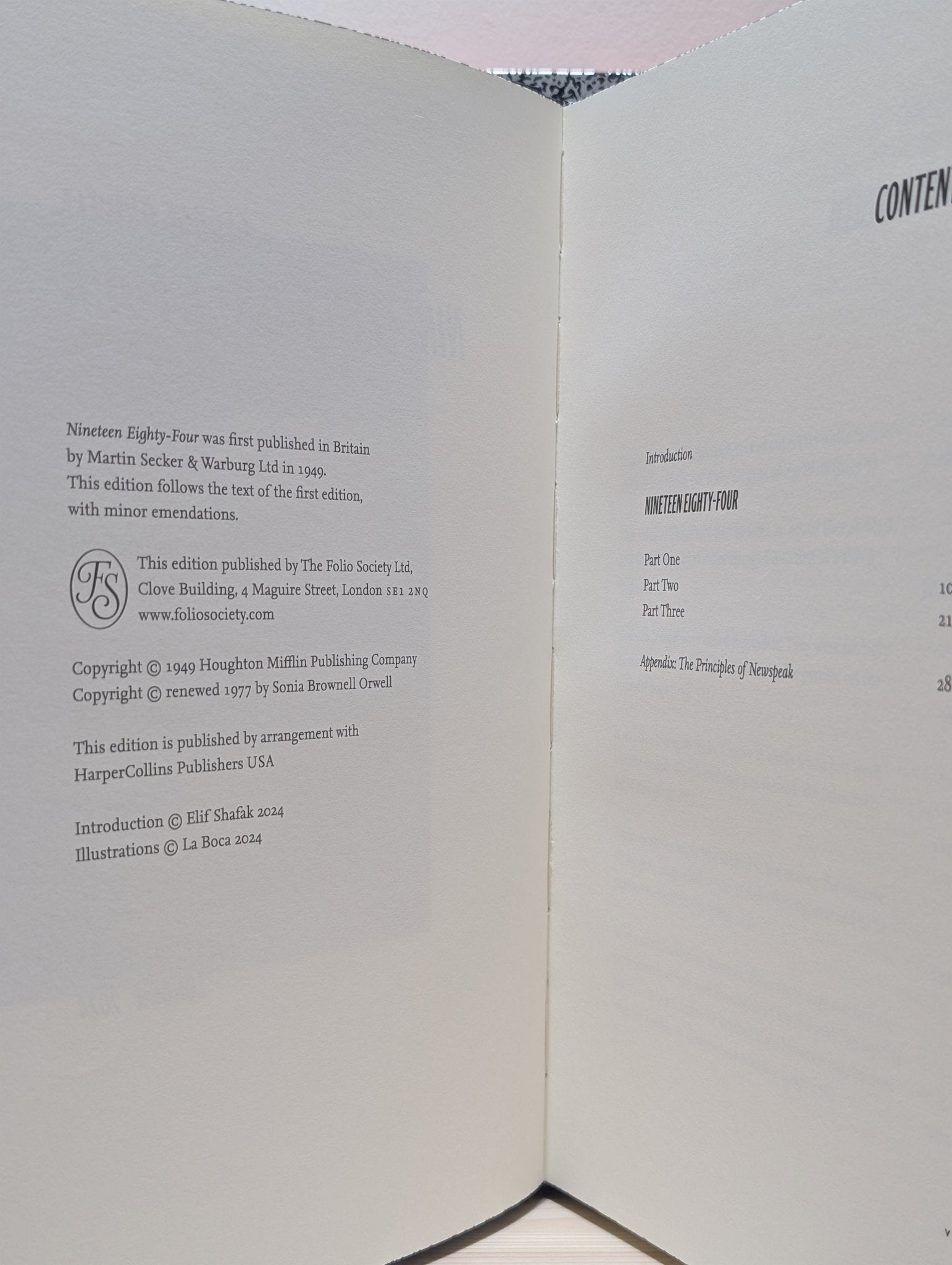 Nineteen Eighty - Four by George Orwell (Folio Limited Edition) - Fialta Books