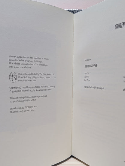 Nineteen Eighty - Four by George Orwell (Folio Limited Edition) - Fialta Books