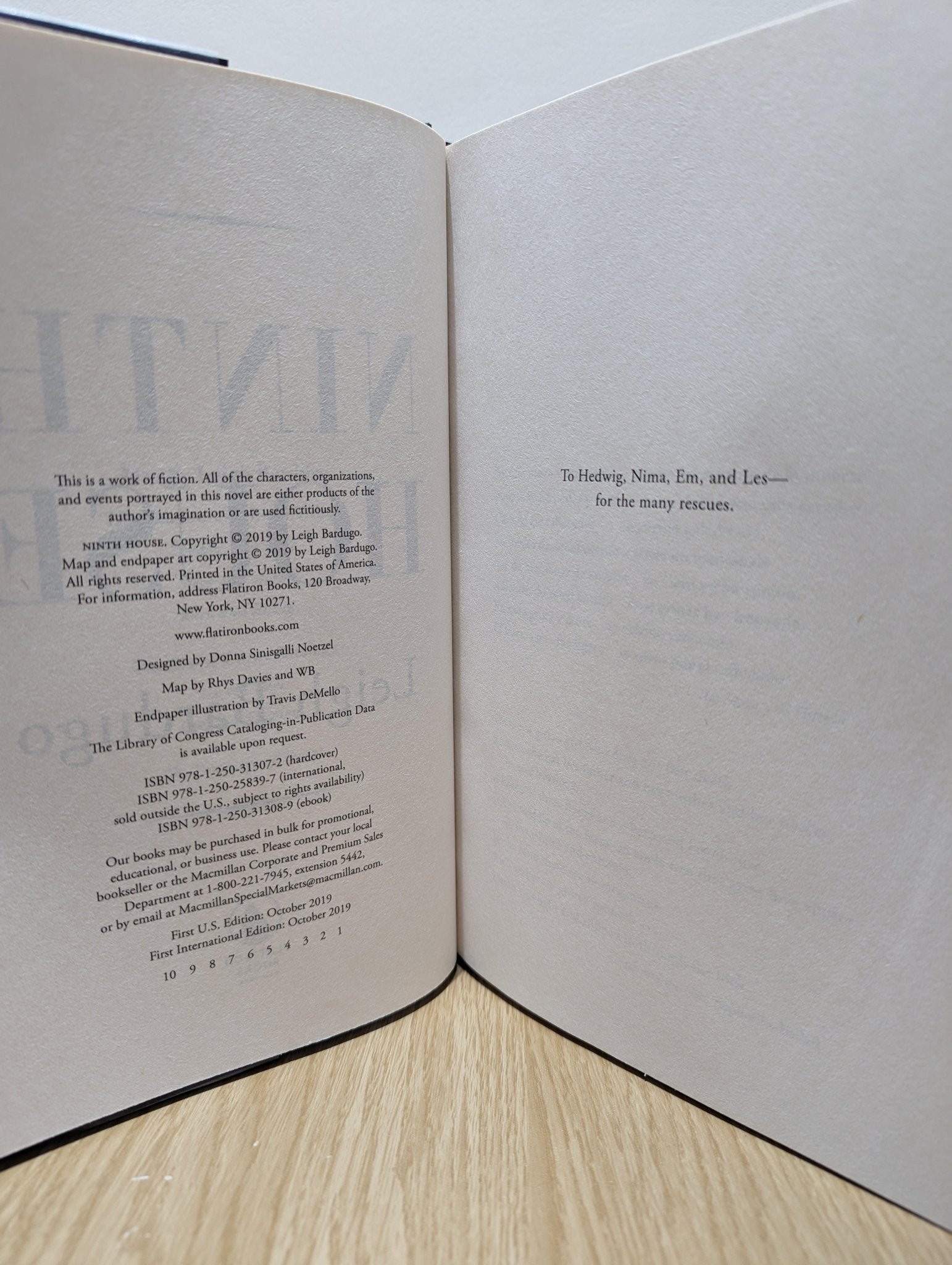 Ninth House by Leigh Bardugo (Signed First Edition) - Fialta Books