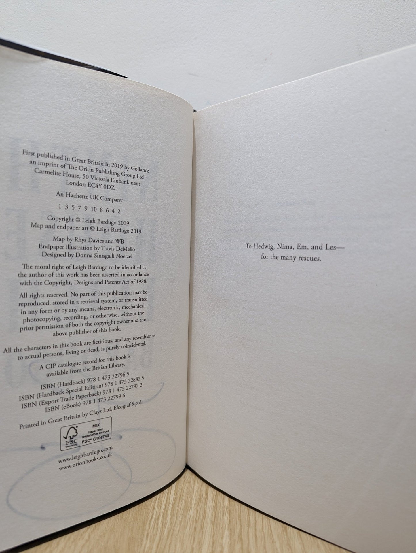 Ninth House by Leigh Bardugo (Signed UK First Edition) - Fialta Books