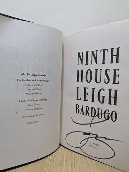Ninth House by Leigh Bardugo (Signed UK First Edition) - Fialta Books