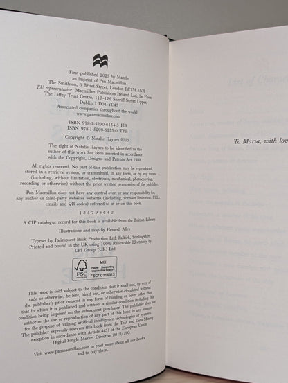 No Friend to This House by Natalie Haynes (Signed First Edition with sprayed edges) - Fialta Books