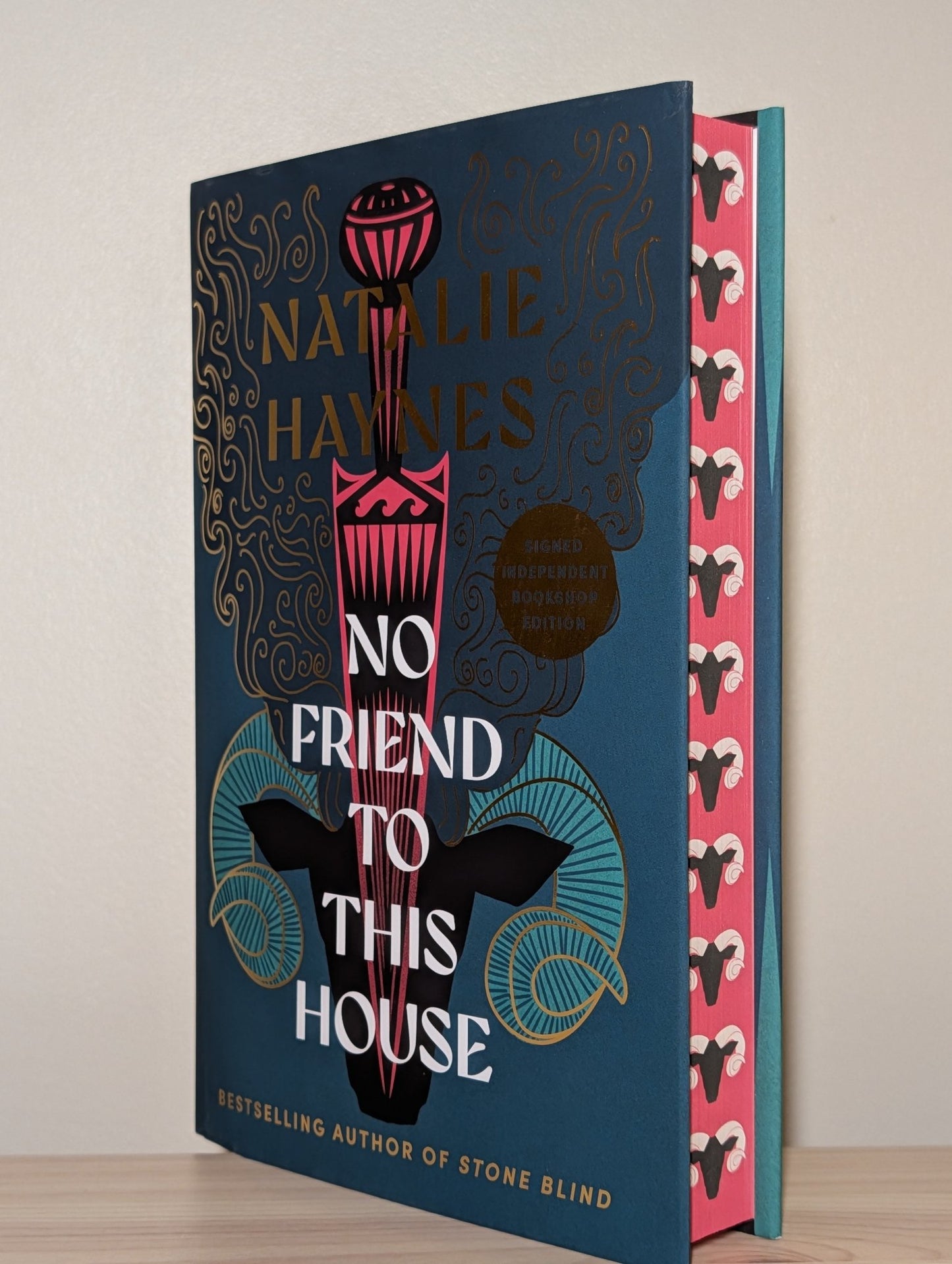 No Friend to This House by Natalie Haynes (Signed Indie Edition with sprayed edges) - Fialta Books