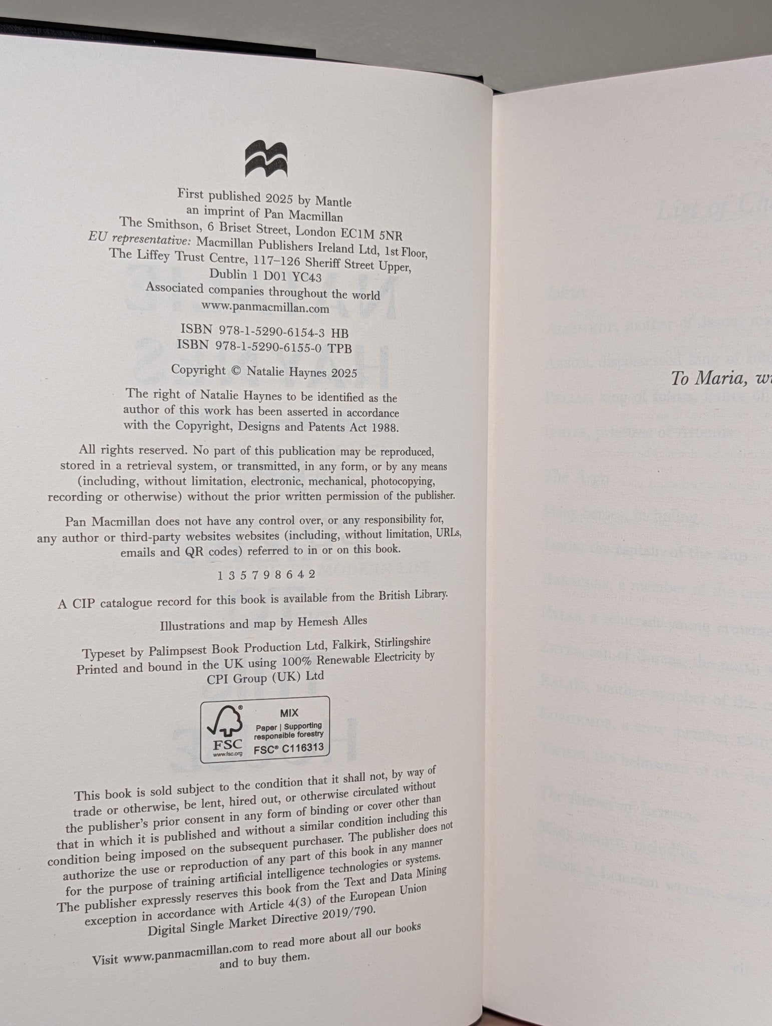 No Friend to This House by Natalie Haynes (Signed Indie Edition with sprayed edges) - Fialta Books