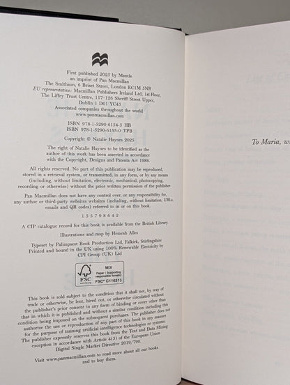 No Friend to This House by Natalie Haynes (Signed Indie Edition with sprayed edges) - Fialta Books