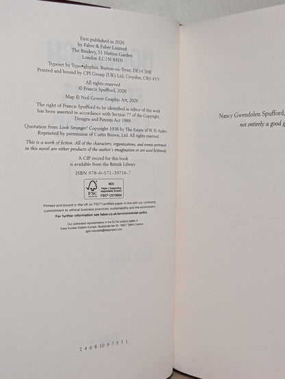 Nonesuch by Francis Spufford (Signed Dated First Edition) - Fialta Books