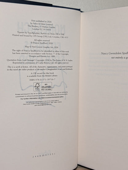 Nonesuch by Francis Spufford (Signed First Edition with sprayed edges) - Fialta Books