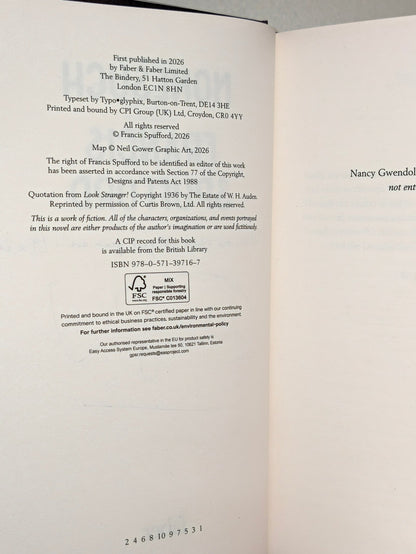 Nonesuch by Francis Spufford (Signed Lined First Edition) - Fialta Books