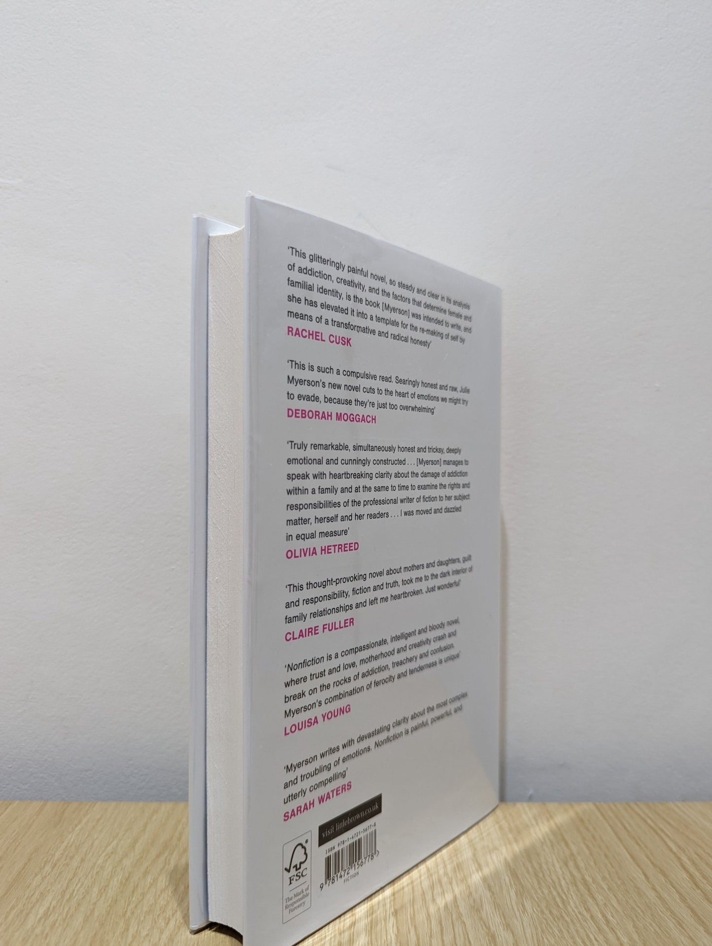 Nonfiction: A novel by Julie Myerson (Signed First Edition) - Fialta Books