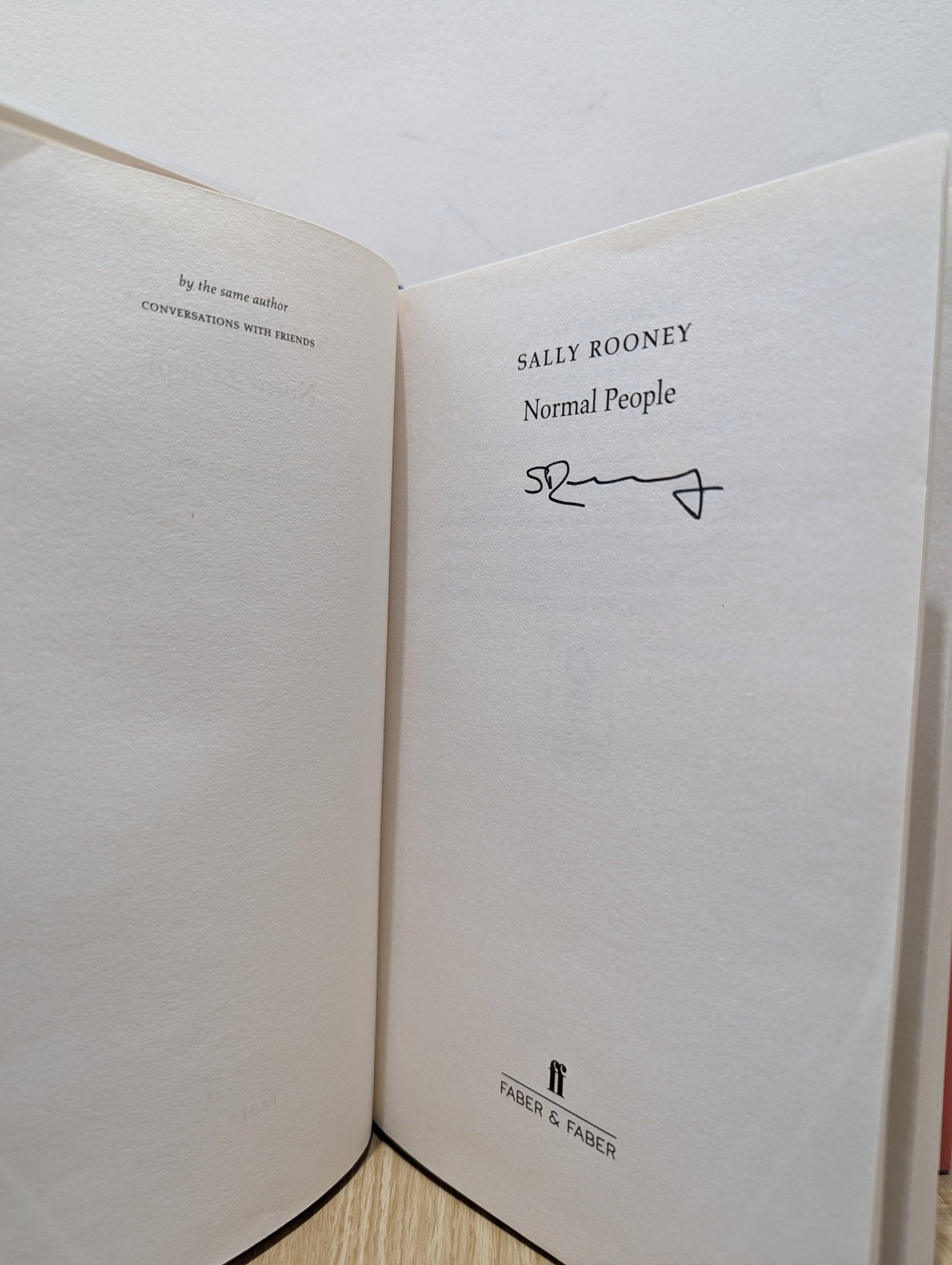 Normal People by Sally Rooney (Signed First Edition) - Fialta Books