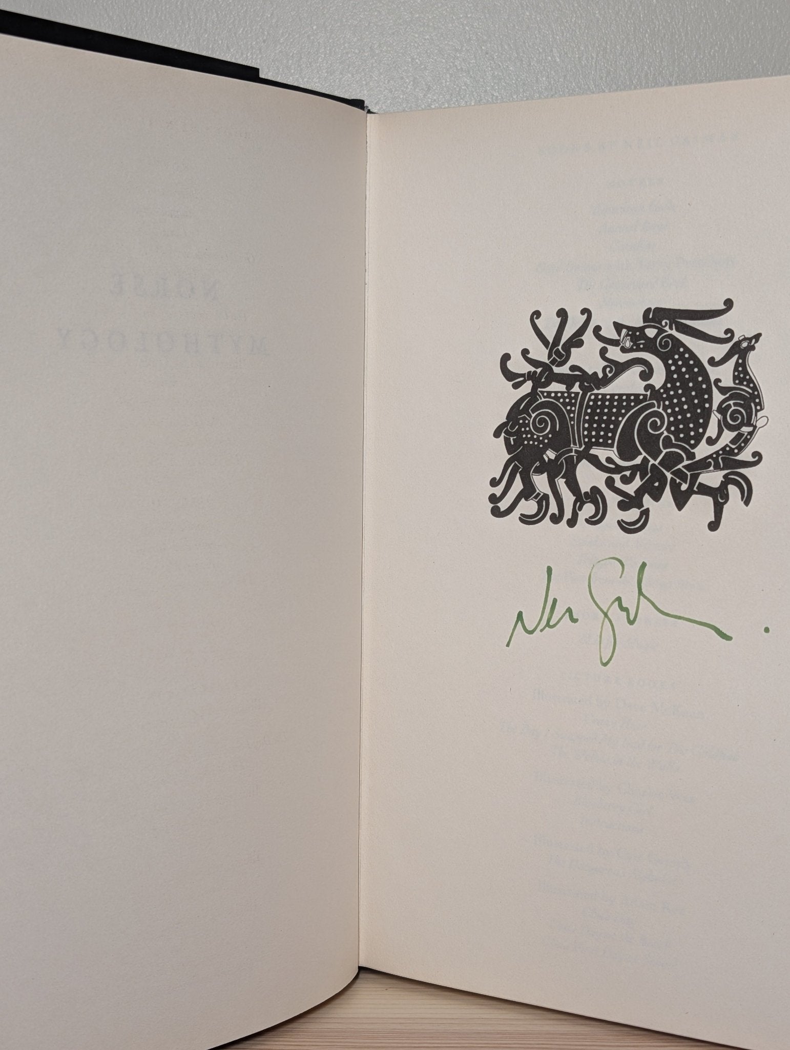 Norse Mythology by Neil Gaiman (Signed) - Fialta Books