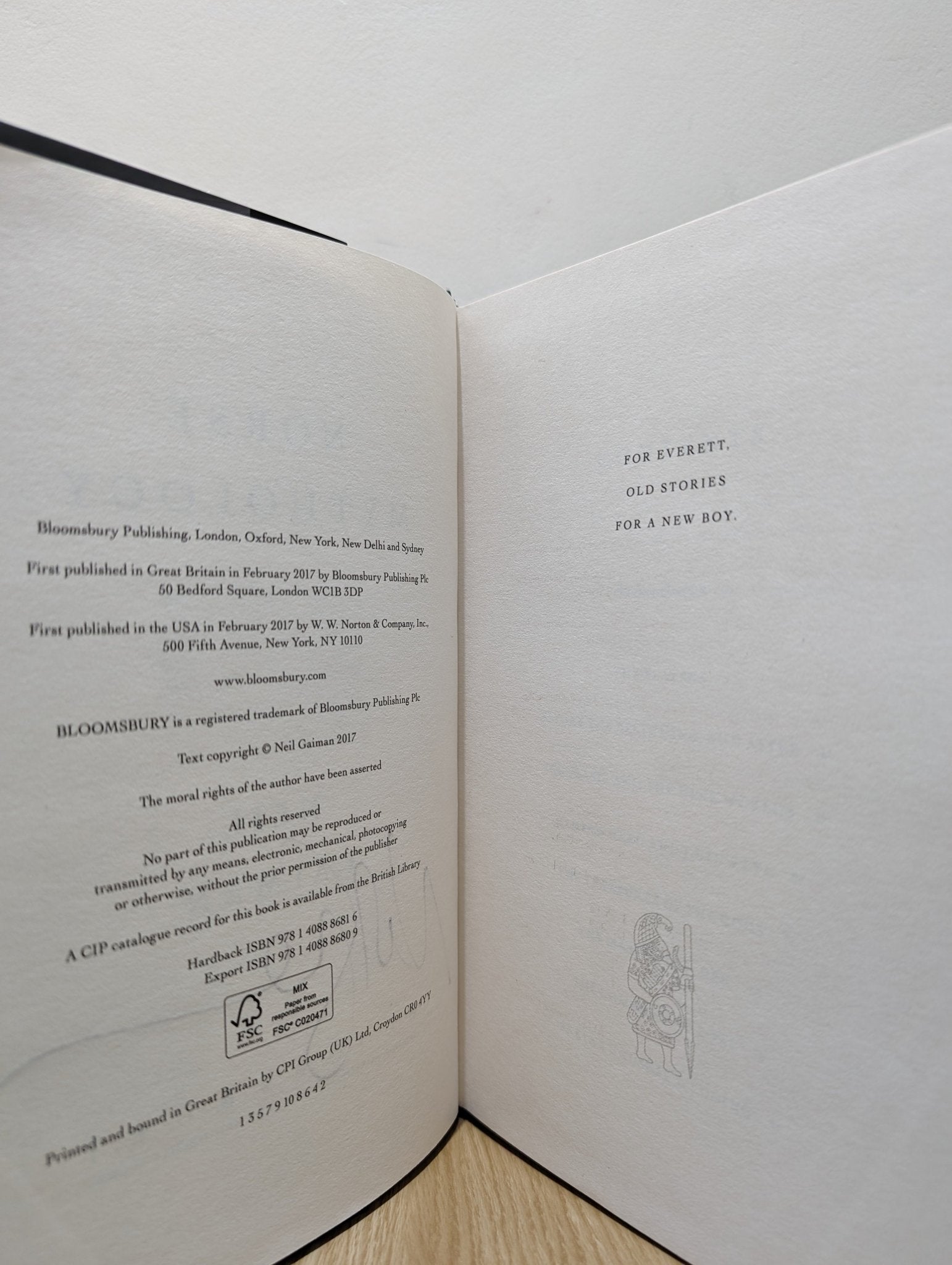 Norse Mythology by Neil Gaiman (Signed First Edition) - Fialta Books