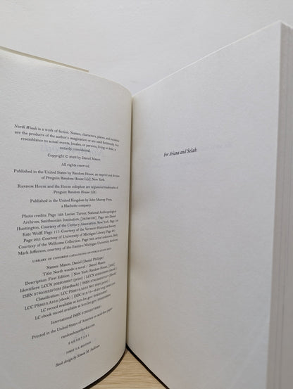 North Woods: A Novel by Daniel Mason (Signed First Edition) - Fialta Books