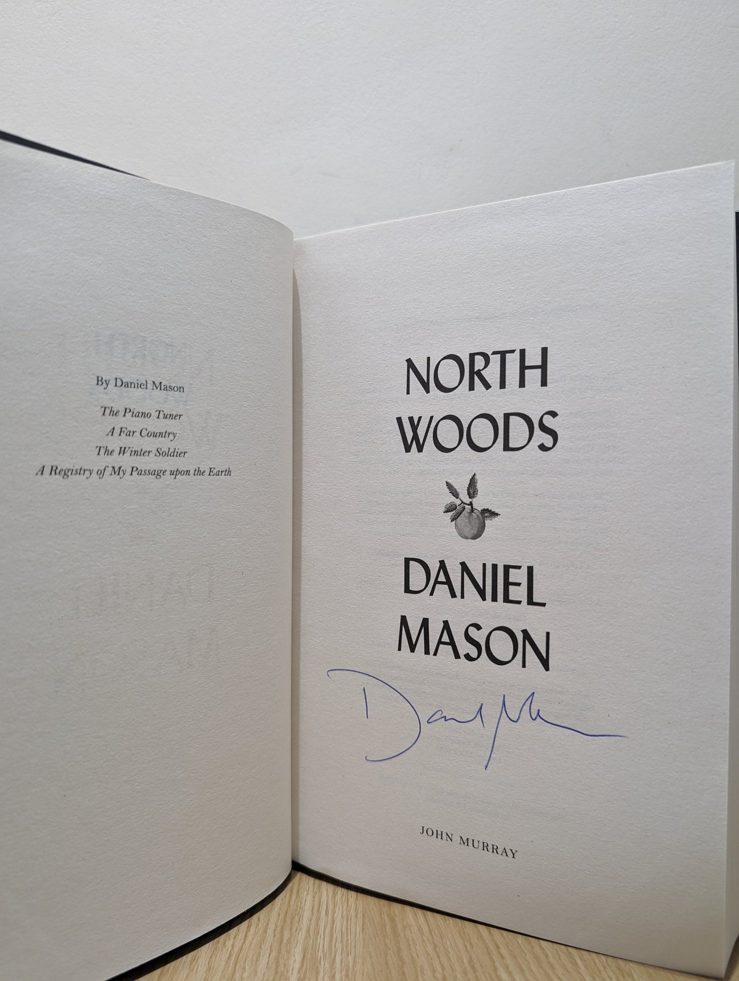 North Woods by Daniel Mason (Signed) - Fialta Books