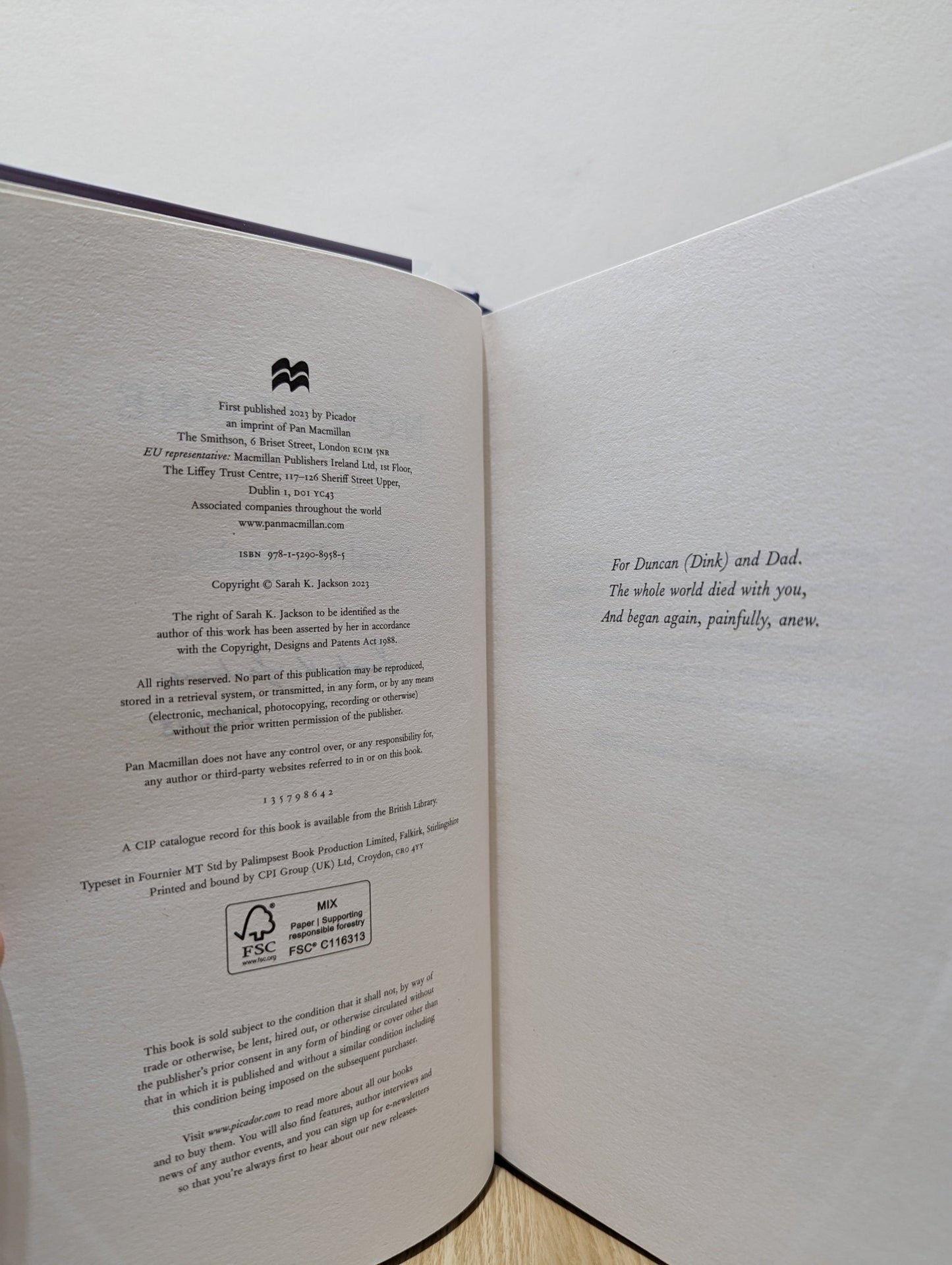 Not Alone by Sarah K Jackson (Signed Dated First Edition) - Fialta Books