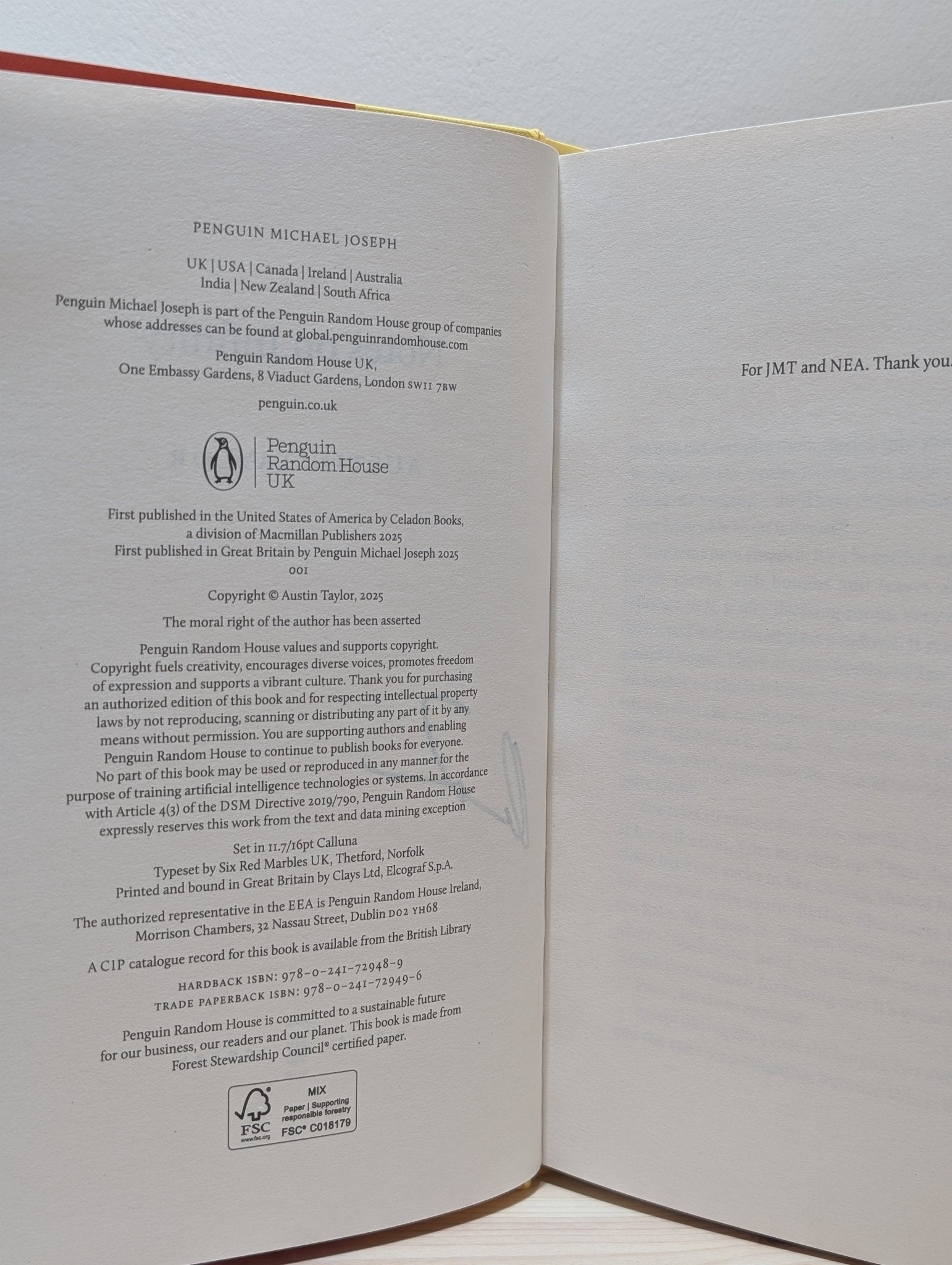 Notes on Infinity by Austin Taylor (Signed First Edition) - Fialta Books