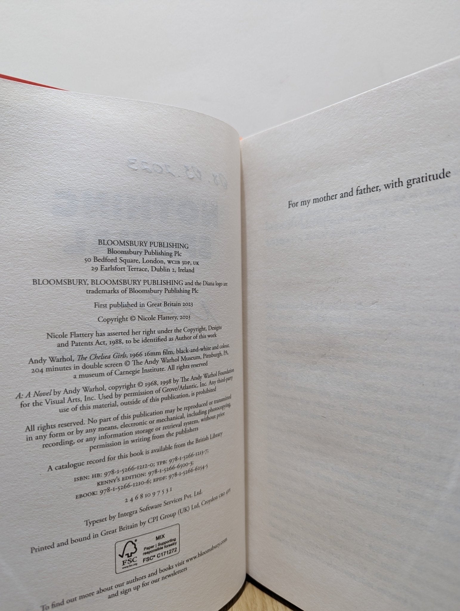 Nothing Special by Nicole Flattery (Signed Dated First Edition) - Fialta Books