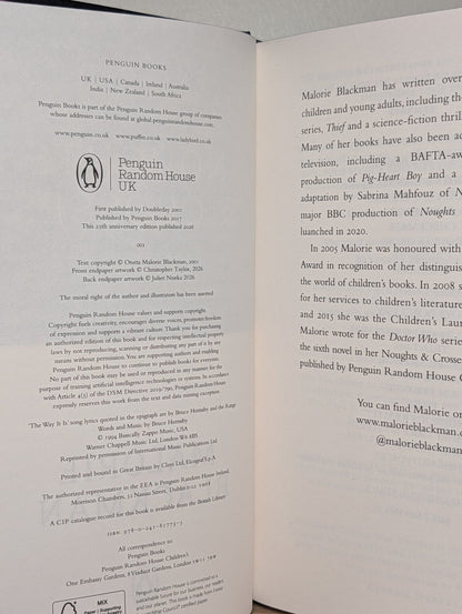 Noughts & Crosses by Malorie Blackman Signed 25th Anniversary Special Edition - Fialta Books