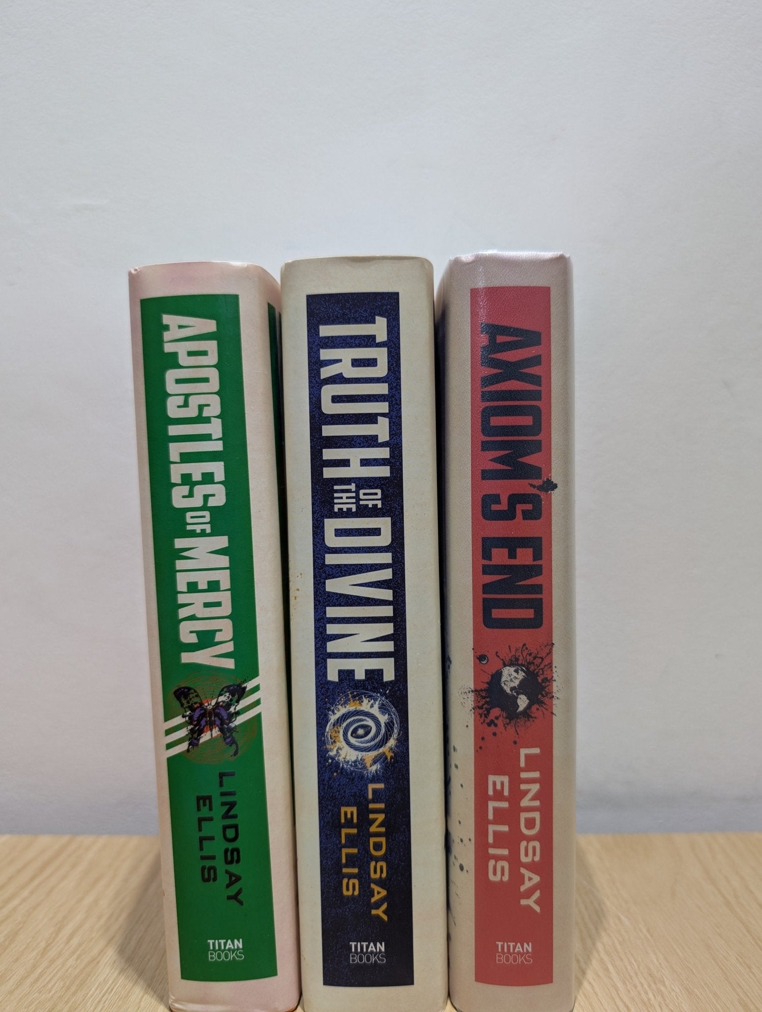 Noumena 1 - 3: Axiom's End; Truth of the Divine; Apostles of Mercy by Lindsay Ellis (Signed First Edition) - Fialta Books