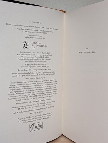 Now I Surrender by Alvaro Enrigue (First Edition) - Fialta Books