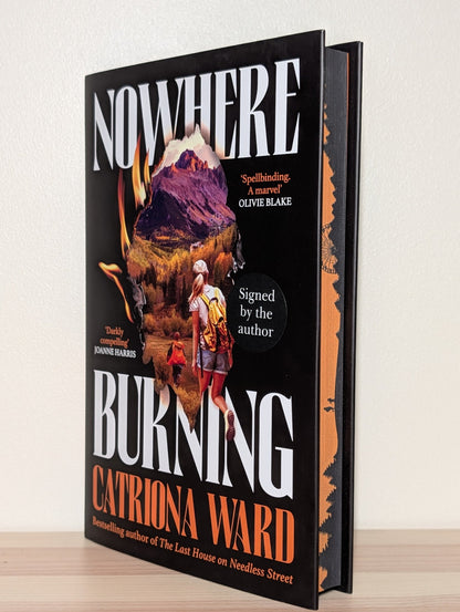 Nowhere Burning by Catriona Ward (Signed First Edition with sprayed edges) - Fialta Books