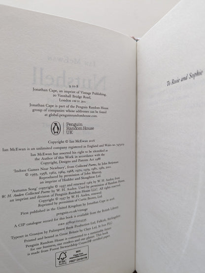 Nutshell by Ian McEwan - Fialta Books