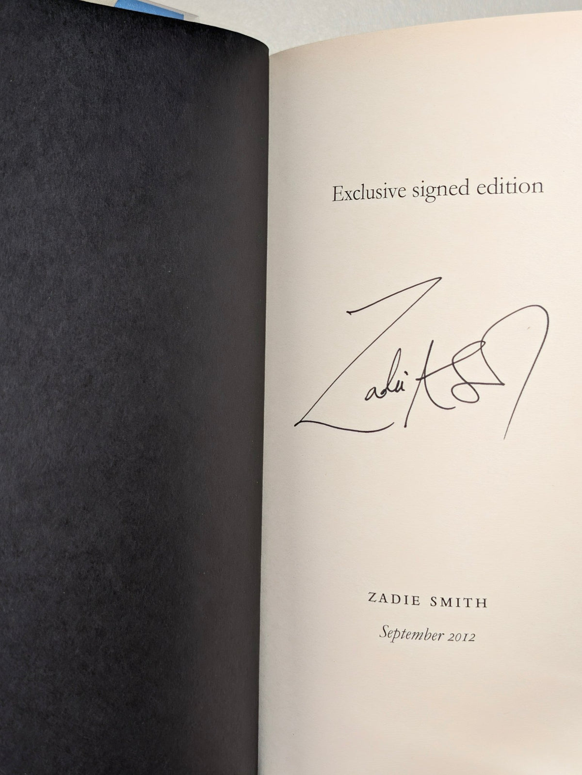 NW by Zadie Smith (Signed First Edition) - Fialta Books