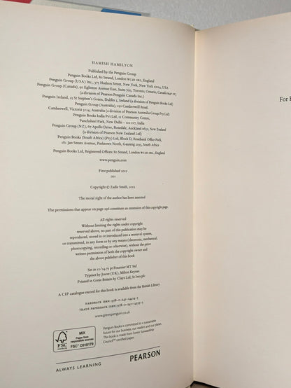 NW by Zadie Smith (Signed First Edition) - Fialta Books