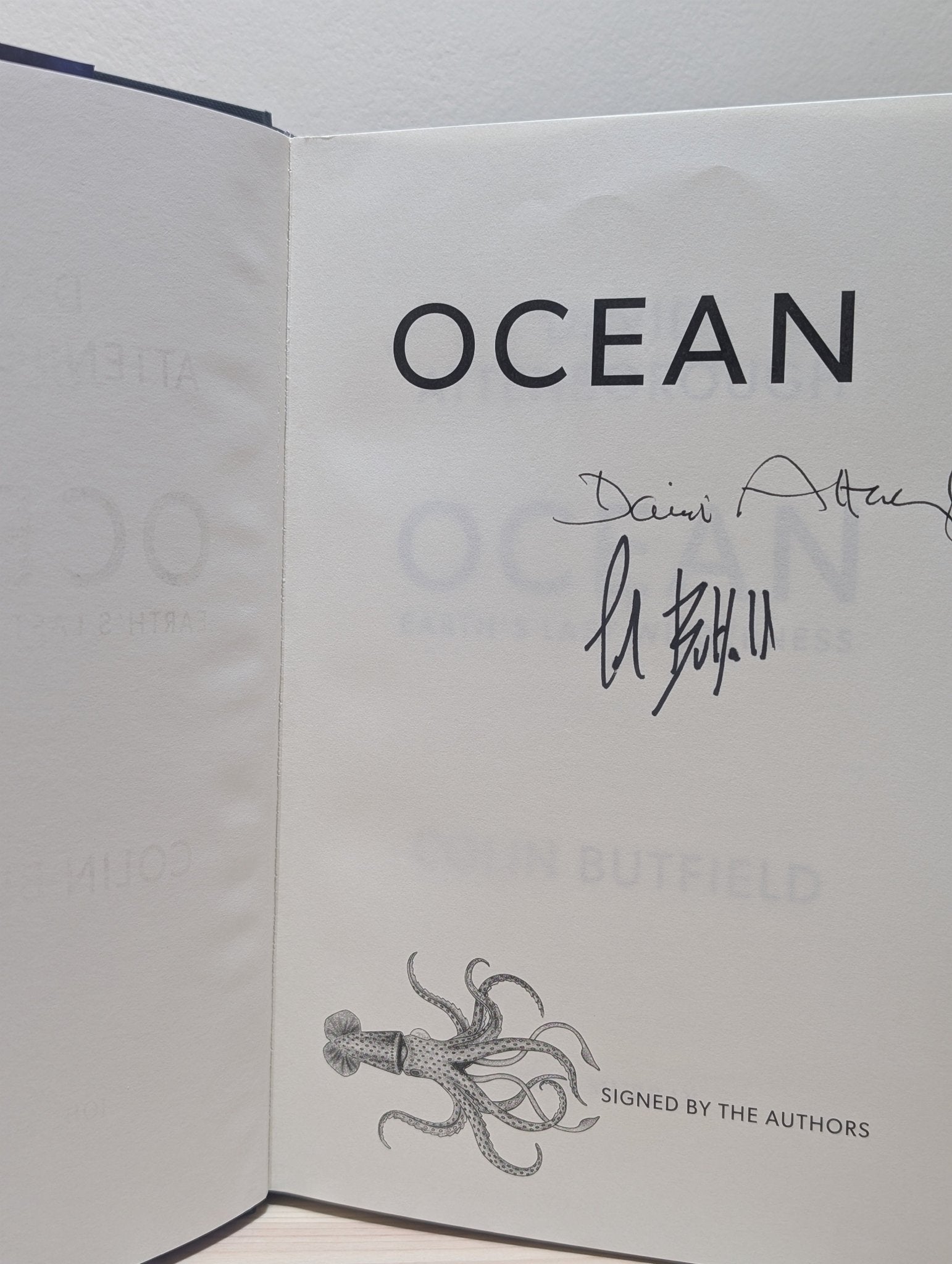 Ocean: Earth's Last Wilderness by David Attenborough (Signed First Edition) - Fialta Books