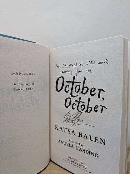 October, October by Katya Balen (Signed Lined First Edition) - Fialta Books