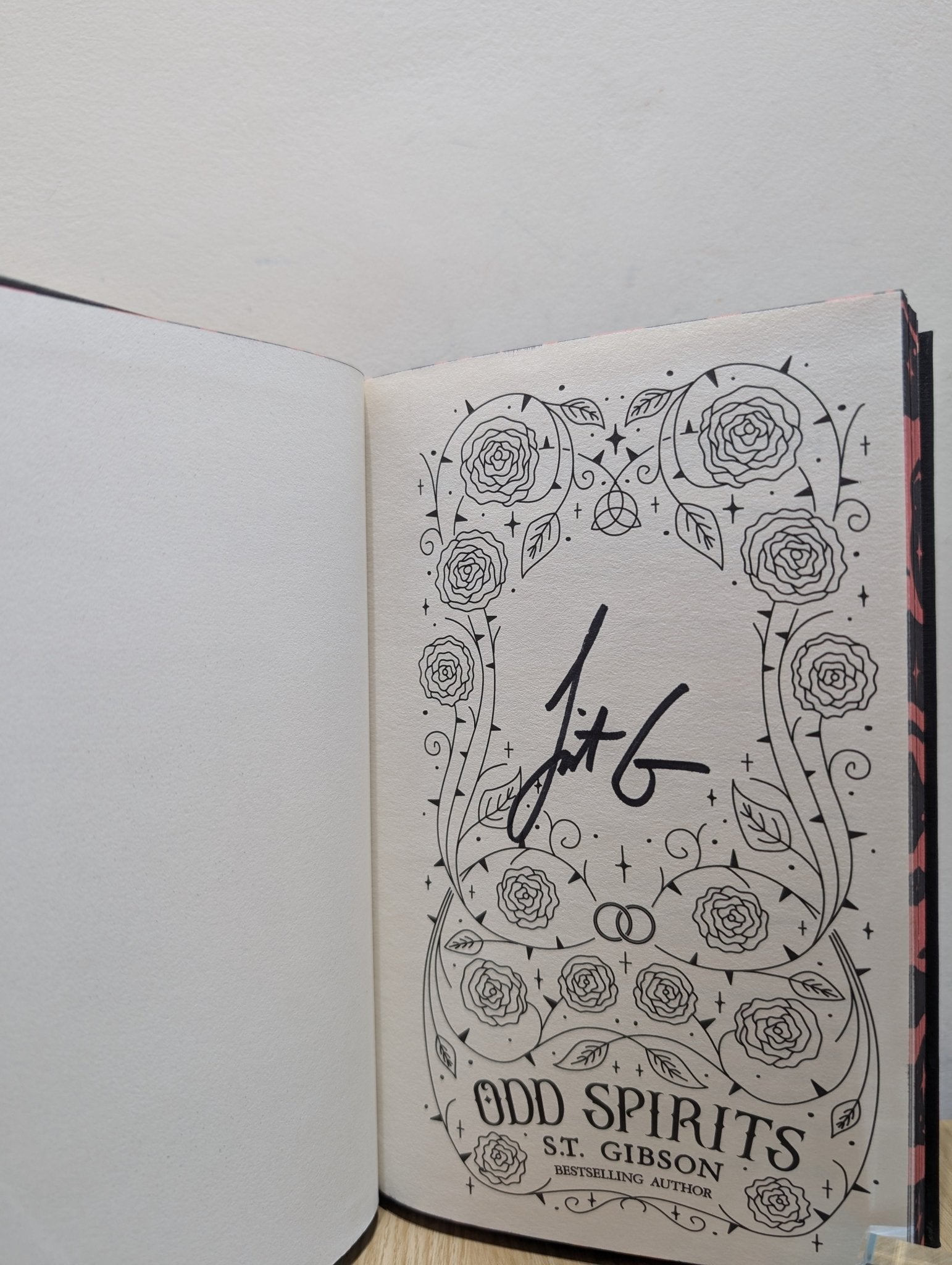 Odd Spirits by S.T. Gibson (Signed First Edition with sprayed edges) - Fialta Books