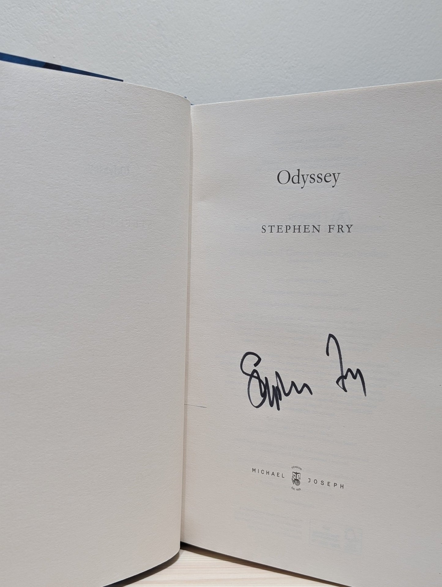 Odyssey: Stephen Fry's Greek Myths 4 by Stephen Fry (Signed) - Fialta Books