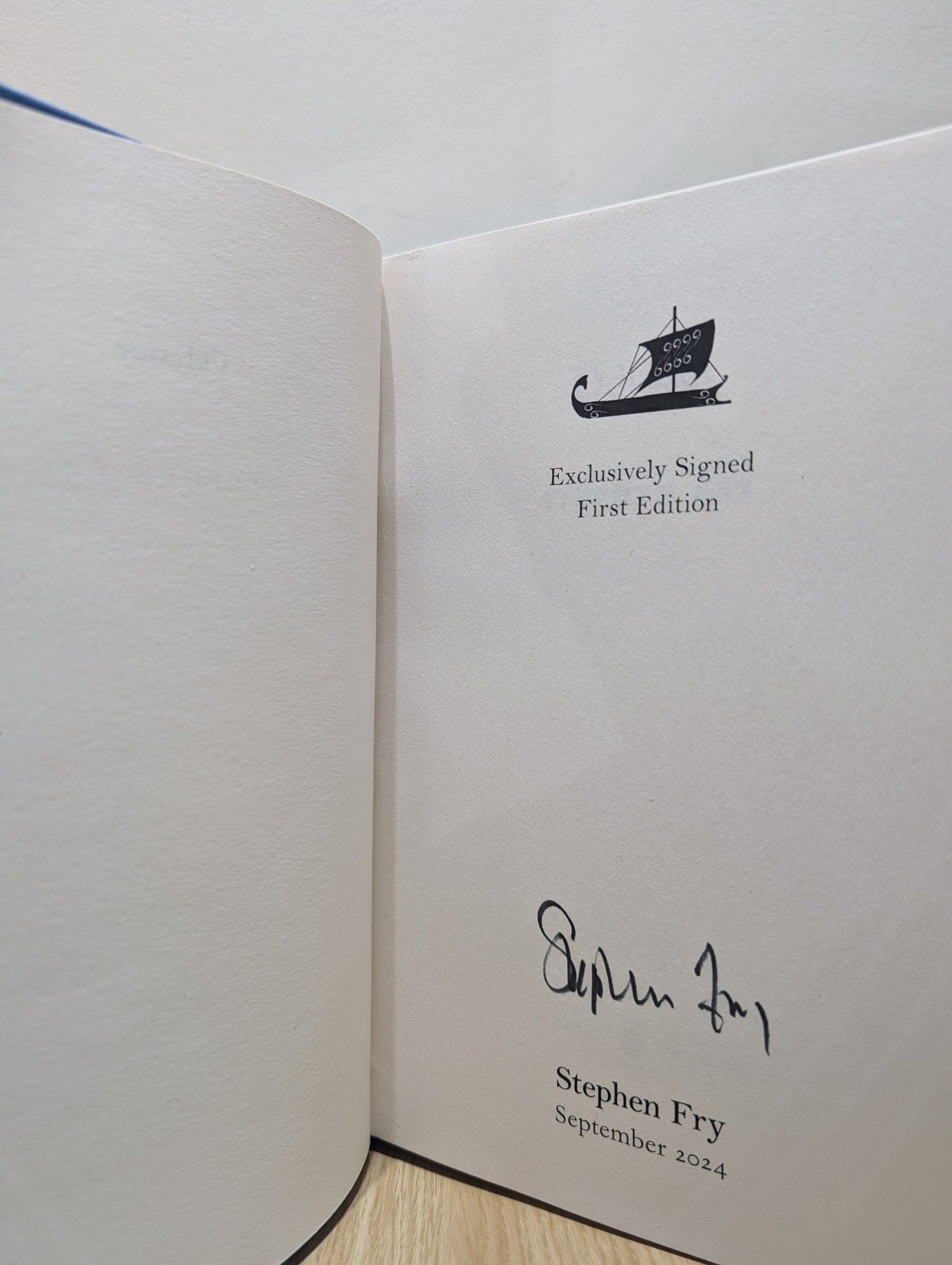 Odyssey: Stephen Fry's Greek Myths 4 by Stephen Fry (Signed First Edition with bonus content) - Fialta Books