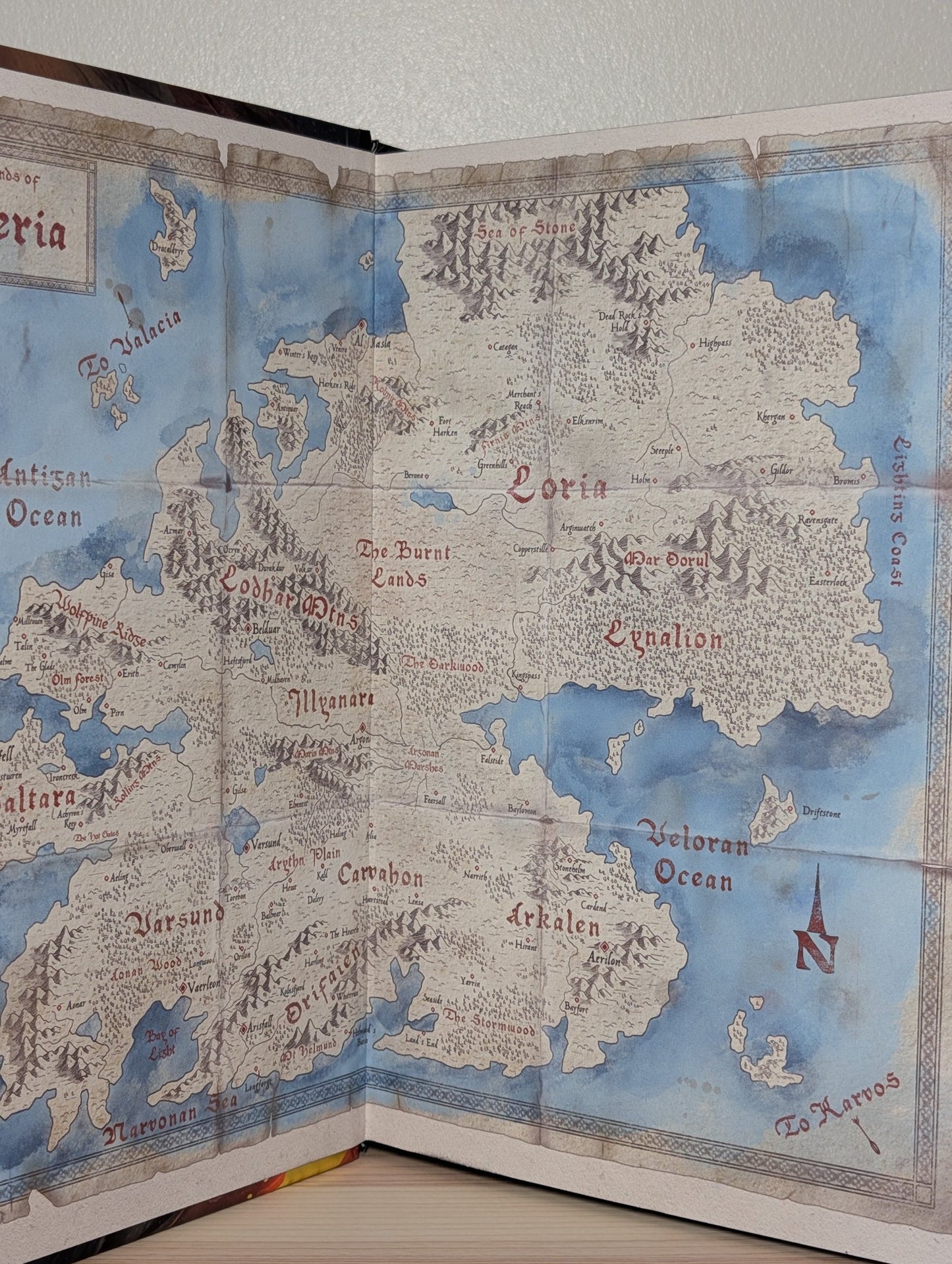 Of Blood And Fire by Ryan Cahill (Signed Edition with sprayed edges) - Fialta Books