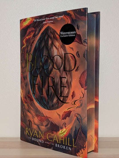 Of Blood And Fire by Ryan Cahill (Signed Edition with sprayed edges) - Fialta Books