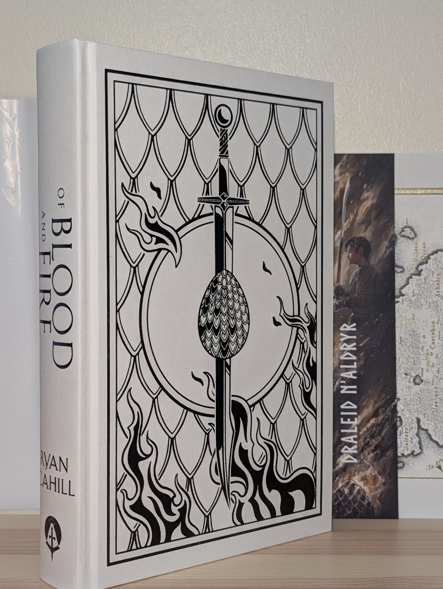 Of Blood and Fire by Ryan Cahill (Signed First Deluxe Edition with gold edges) - Fialta Books