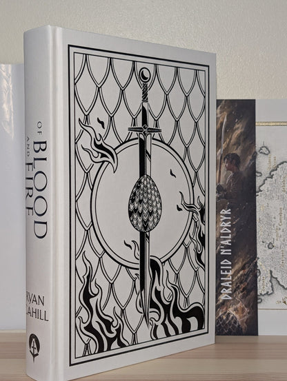 Of Blood and Fire by Ryan Cahill (Signed First Deluxe Edition with gold edges) - Fialta Books