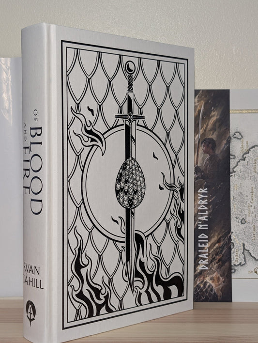 Of Blood and Fire by Ryan Cahill (Signed First Deluxe Edition with gold edges) - Fialta Books