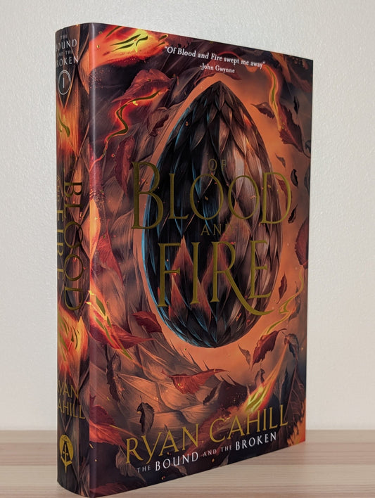 Of Blood And Fire by Ryan Cahill (Signed Lined First Edition) - Fialta Books
