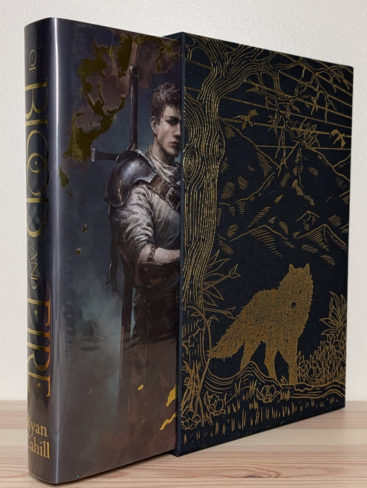 Of Blood and Fire by Ryan Cahill (Signed Numbered Deluxe Edition with gold edges) - Fialta Books