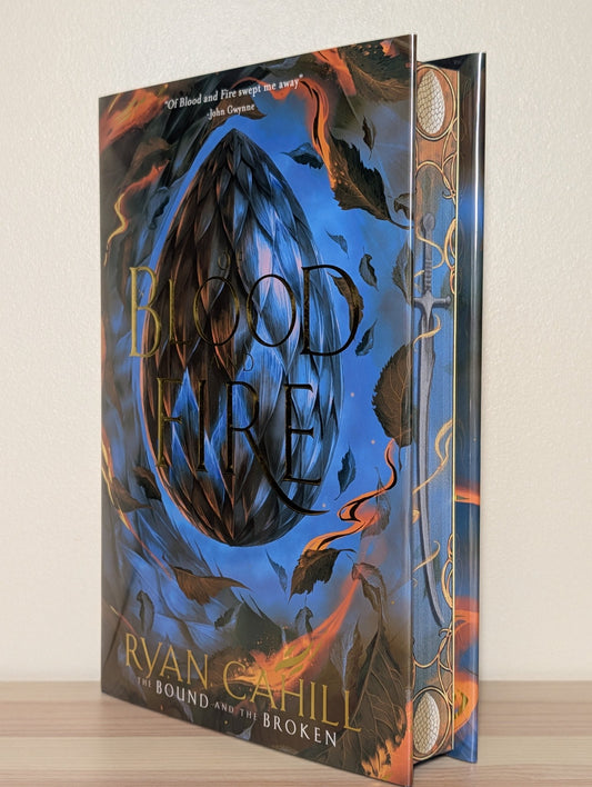 Of Blood And Fire by Ryan Cahill (Signed Special Edition with sprayed edges) - Fialta Books