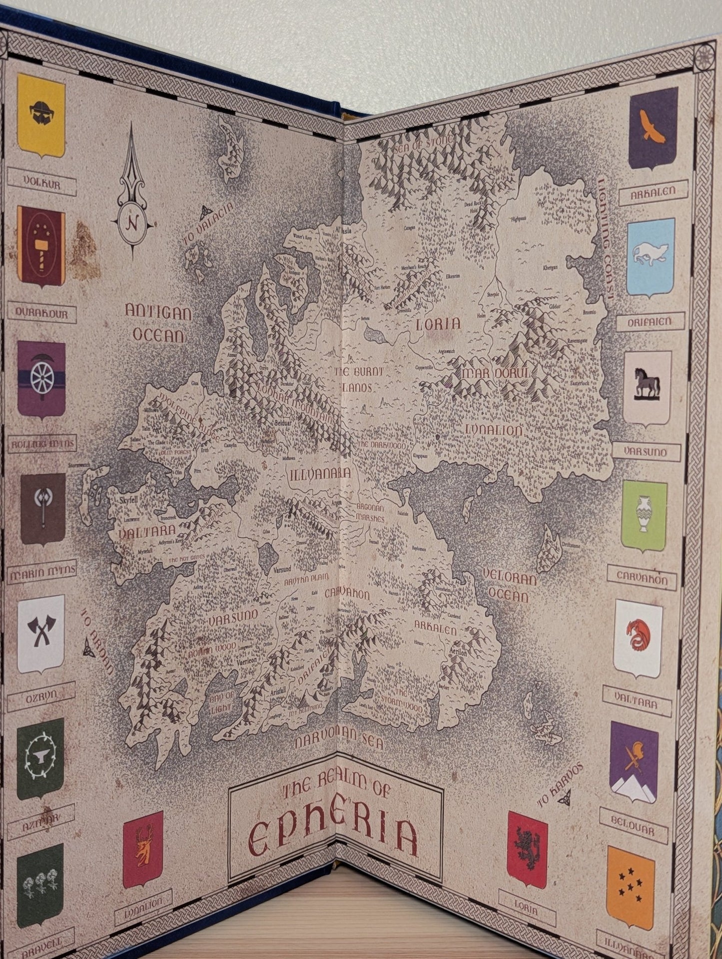 Of Blood And Fire by Ryan Cahill (Signed Special Edition with sprayed edges) - Fialta Books
