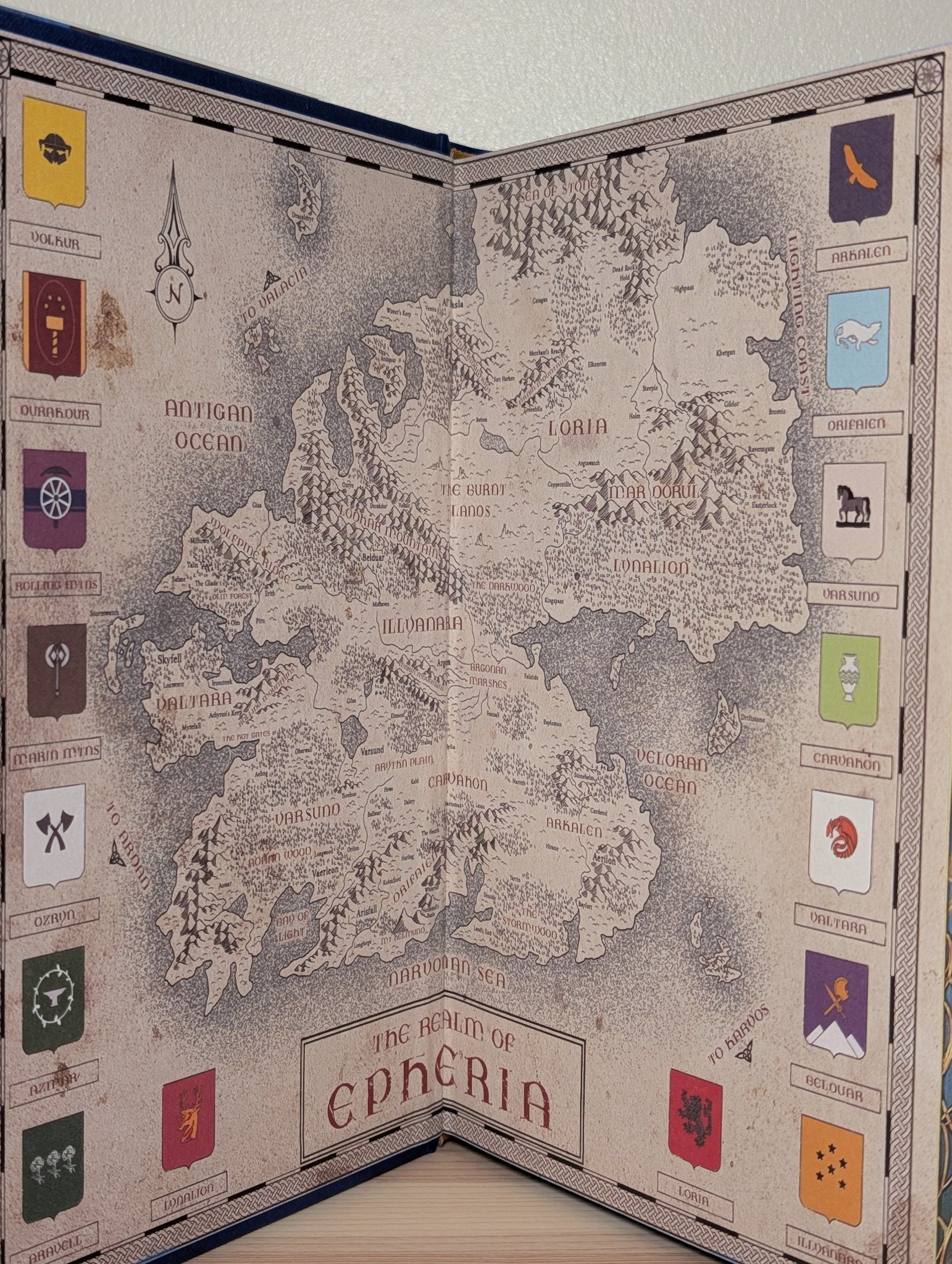 Of Blood And Fire by Ryan Cahill (Signed Special Edition with sprayed edges) - Fialta Books