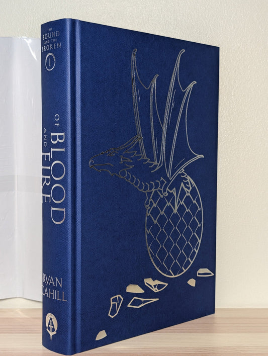 Of Blood And Fire by Ryan Cahill (Signed Special Edition with sprayed edges) - Fialta Books