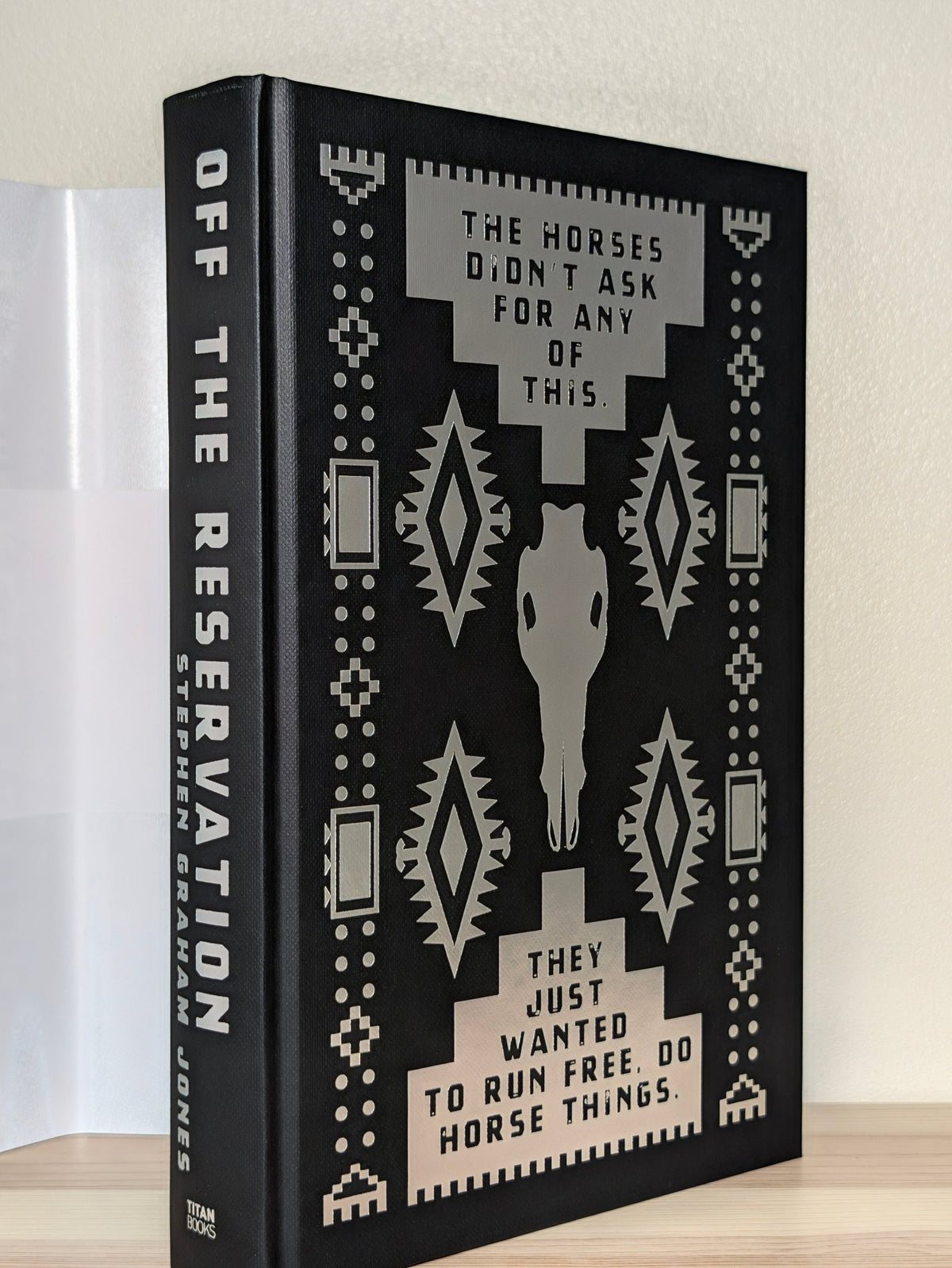 Off the Reservation by Stephen Graham Jones (Signed First Edition with sprayed edges) - Fialta Books
