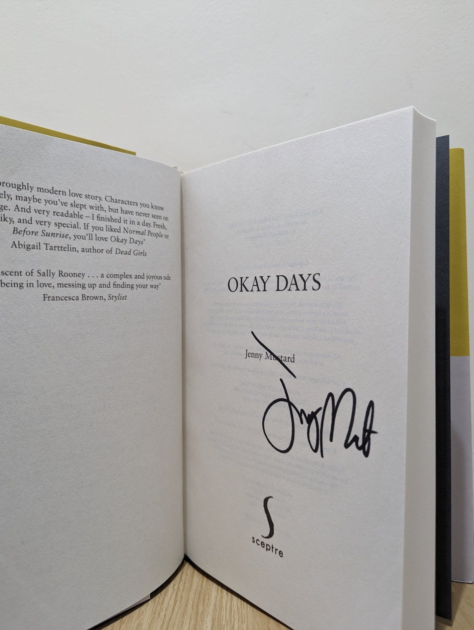 Okay Days by Jenny Mustard (Signed First Edition) - Fialta Books