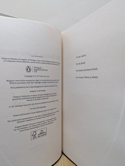 Old Babes in the Wood by Margaret Atwood (Signed First Edition) - Fialta Books