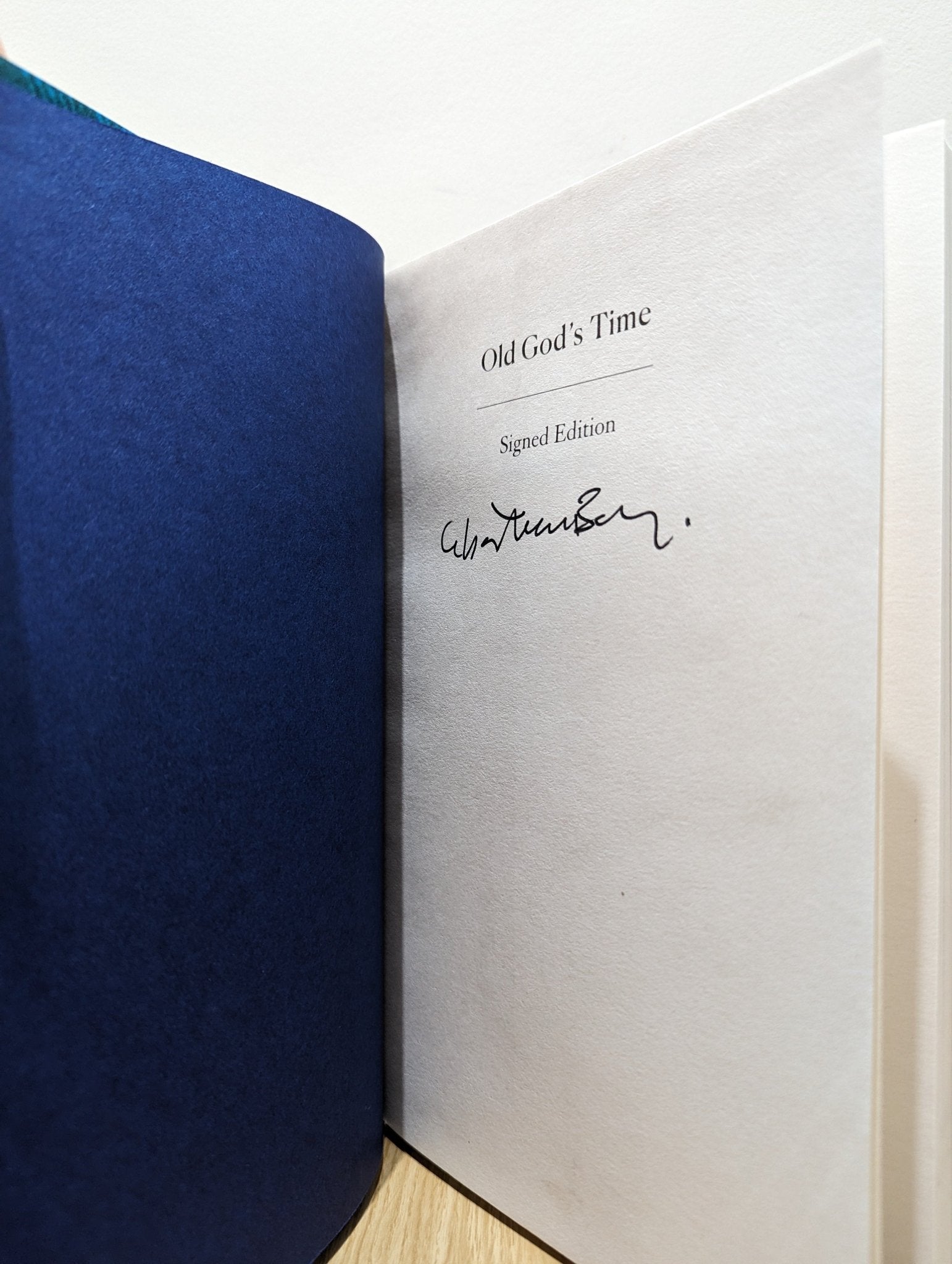 Old God's Time by Sebastian Barry (Signed First Edition) - Fialta Books