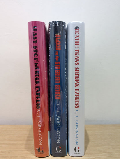 Olga Pushkin Mysteries by C J Farrington (Signed First Edition Set) - Fialta Books