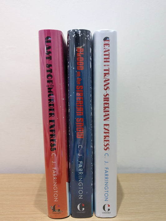 Olga Pushkin Mysteries by C J Farrington (Signed First Edition Set) - Fialta Books